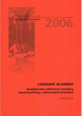 kniha Lineární algebra, Univerzita Palackého v Olomouci 2006