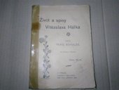 kniha Život a spisy Vítězslava Hálka, Edvard Grégr 1898