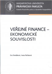 kniha Veřejné finance ekonomické souvislosti, Muni press 2015