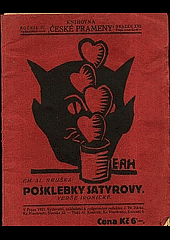kniha Pošklebky satyrovy verše ironické, J. Bř. Hůrka 1921