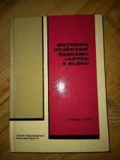 kniha Metodika vyučování českému jazyku a slohu, SPN Praha 1964