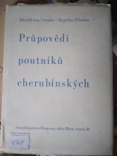 kniha Průpovědi poutníků cherubínských, Otto F. Babler 1938