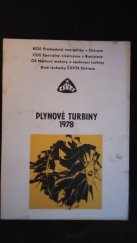 kniha Plynové turbíny Materiály pro celost. konf. ČVTS konanou [v] Ostravě 1978 : Výběrová bibliogr., Státní vědecká knihovna 1978