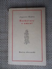 kniha Rozhovory o umení, Matica slovenská 1949