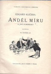 kniha Anděl míru a jiné humoresky, Jos. R. Vilímek 1929