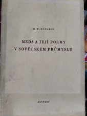 kniha Mzda a její formy v sovětském průmyslu, Rovnost 1951