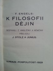 kniha K filosofii dějin, Pospolitost 1929