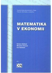 kniha Matematika v ekonomii, Oeconomica 2011