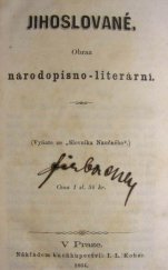 kniha Jihoslované obraz národopisno-literární, I.L. Kober 1864