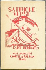 kniha Satirické verše [z roku 1924], V. Vortel a R. Rejman 1925