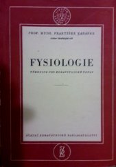kniha Fysiologie Učebnice pro zdravot. školy, SZdN 1961