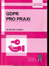 kniha GDPR pro praxi, Aleš Čeněk 2018