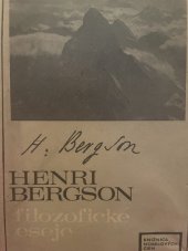 kniha Henri Bergson filozofické eseje, Banská Bystrica 1970