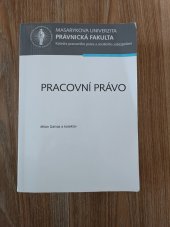 kniha Pracovní právo , Muni press 2015