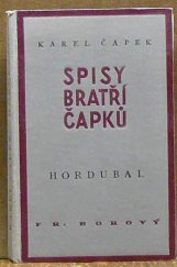 kniha Hordubal Spisy Bratří Čapků, František Borový 1935