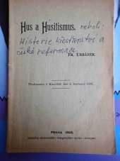 kniha Hus a Husitismus, Jeroným 1898