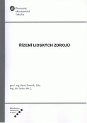 kniha Řízení lidských zdrojů, Mendelova univerzita v Brně 2011