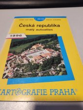 kniha Česká republika malý autoatlas, Kartografie 1996