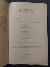 kniha Květy , Vladimír Čech 1895