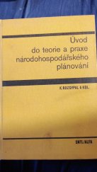 kniha Úvod do teorie a praxe národohospodářského plánování, SNTL 1981