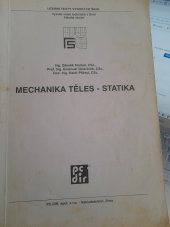 kniha Mechanika těles statika, PC-DIR 1997