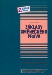 kniha Základy směnečného práva, Linde 2008