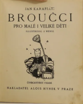 kniha Broučci Čtyřicátétřetí vydání, Alois Hynek 1940