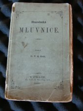 kniha Staročeská mluvnice, Kober & Markgraf (dříve J.L. Kober) 1860