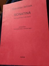 kniha Sonatina pro klavír na čtyři ruce  Sonatina per pianoforte a quattro mani, Panton 1989