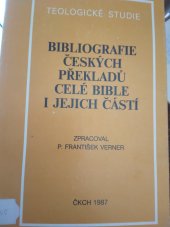 kniha Bibliografie českých překladů celé bible i jejích částí, Ústřední církevní nakladatelství 1987
