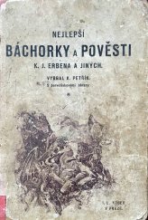 kniha Nejlepší báchorky a pověsti K.J. Erbena a jiných. Sv. I, J.L. Kober 1928