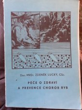 kniha Péče o zdraví a prevence chorob ryb, Min. zeměd. 1986