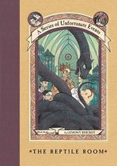 kniha A Series of Unfortunate Events #2 - The Reptile Room, HarperCollins 1999