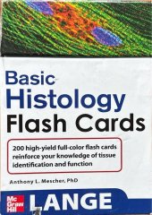 kniha Basic Histology Flash Cards 200 high-yield full-color flash cards reinforce your knowledge of tissue identification and function, Mc Graw Hill Lange 2014