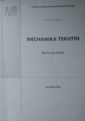 kniha Mechanika tekutin sbírka příkladů, ČVUT 2005