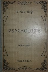 kniha Psychologie, Bursík & Kohout 1908