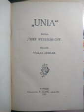 kniha Unia, F. Topič 1912