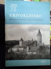 kniha Křivoklátsko přírodní reservace a kulturní památky, Státní tělovýchovné nakladatelství 1956