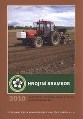 kniha Hnojení brambor, Výzkumný ústav bramborářský 2010