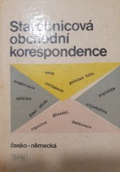 kniha Stavebnicová obchodní korespondence česko-německá, SPN 1975