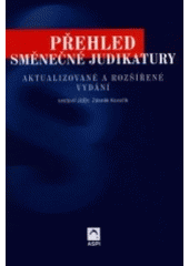 kniha Přehled směnečné judikatury, ASPI  2001