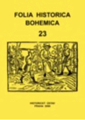 kniha Folia historica bohemica., Historický ústav 2008