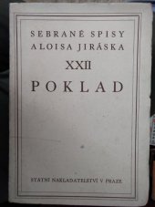 kniha Poklad Historický obraz z osmnáctého století, Státní nakladatelství 1949