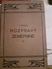 kniha Rozpravy zeměpisné Díl 2., Dědictví Komenského 1908