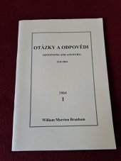 kniha Otázky a odpovědi (Questions and Answers) 23.8. 1964, BKS 2000