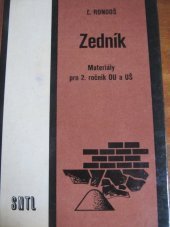 kniha Zedník, SNTL 1980