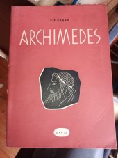 kniha Archimedes Stručný nástin života a díla, Orbis 1953