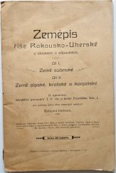 kniha Zeměpis říše Rakousko-uherské v otázkách a odpovědích, V. Stočes 1908