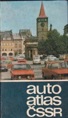 kniha Autoatlas ČSSR 1:400000, GKP Geodetický a kartografický podnik 1984