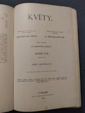 kniha Květy  Sešit červencový , Vladimír Čech 1895